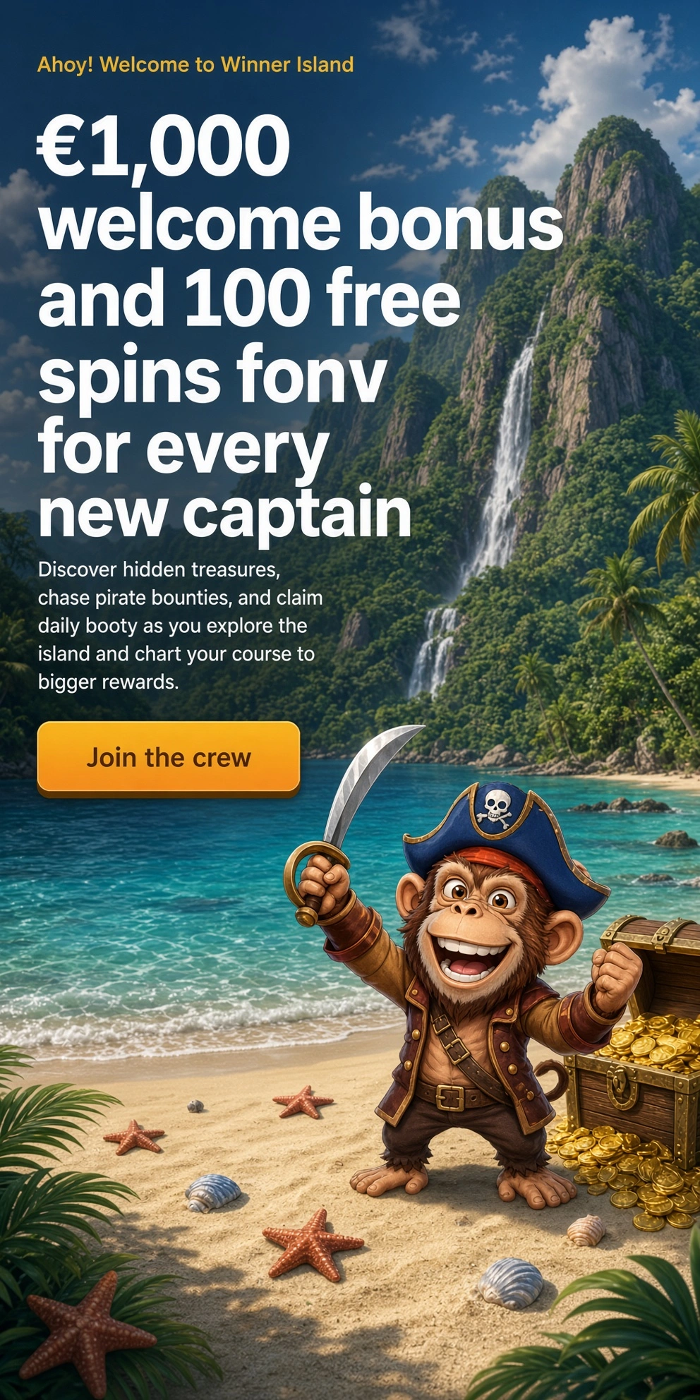 Winnerisland affiliate landing preview